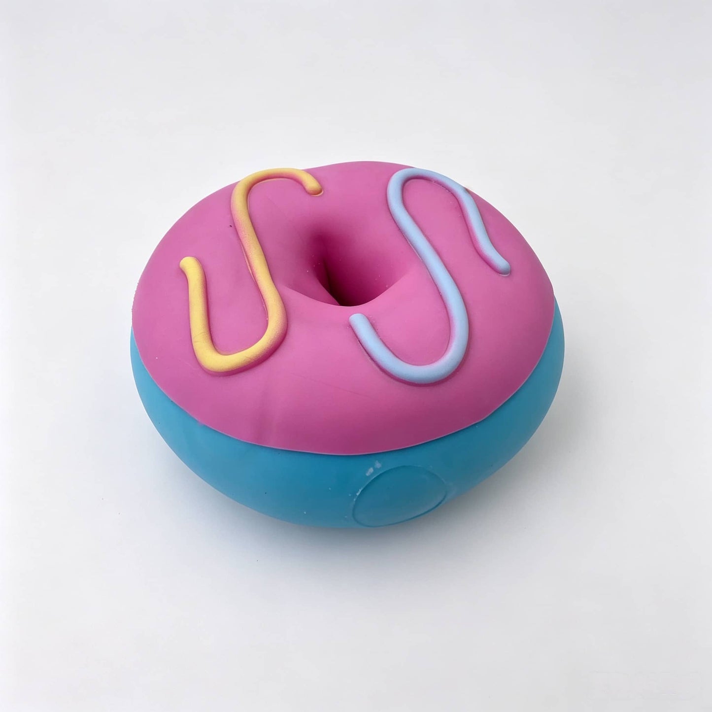 Giant Donut Squishy Toy, Large TPR Stress Relief Squeeze Fidget Toy