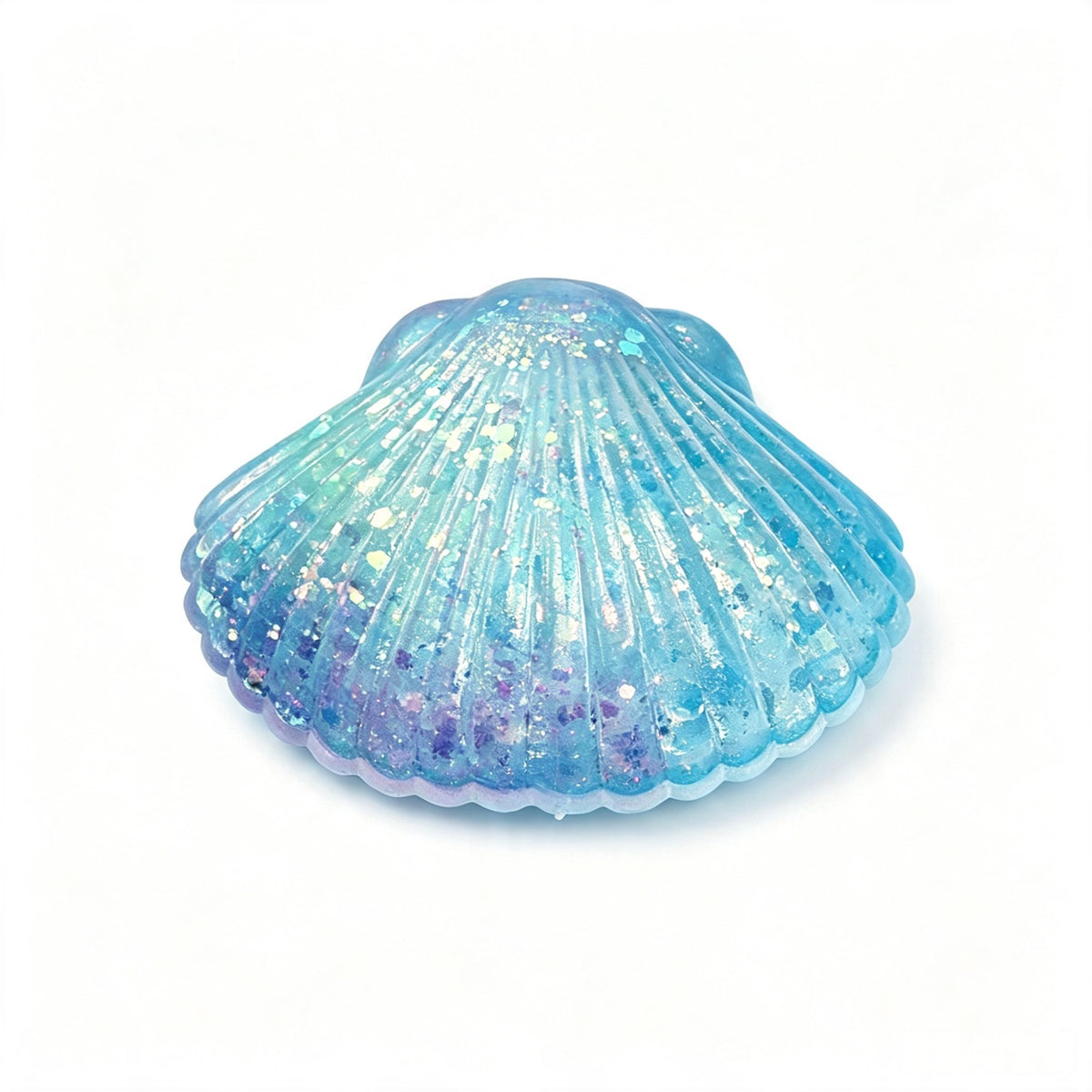 Shell Squishy Toy Maltose Filled Glitter Fidget Toy Soft Squeeze Stress Relief Toy For Kids