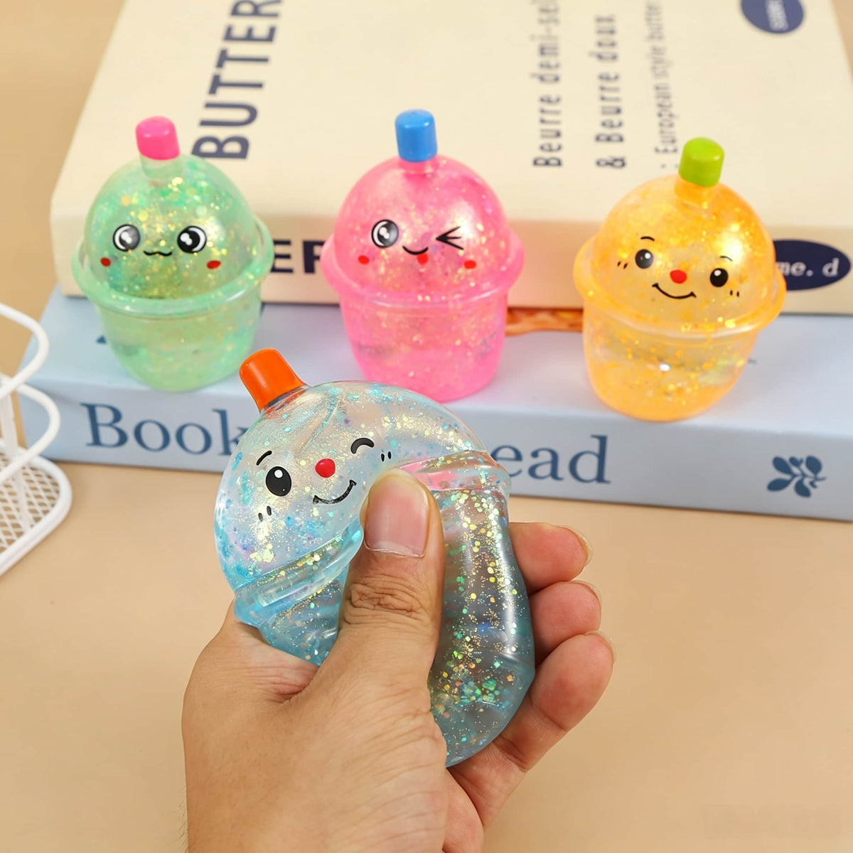 Maltose Filled Milk Tea Cup Squishy | Kawaii Slow Rising Stress Relief Fidget Squeeze Toy