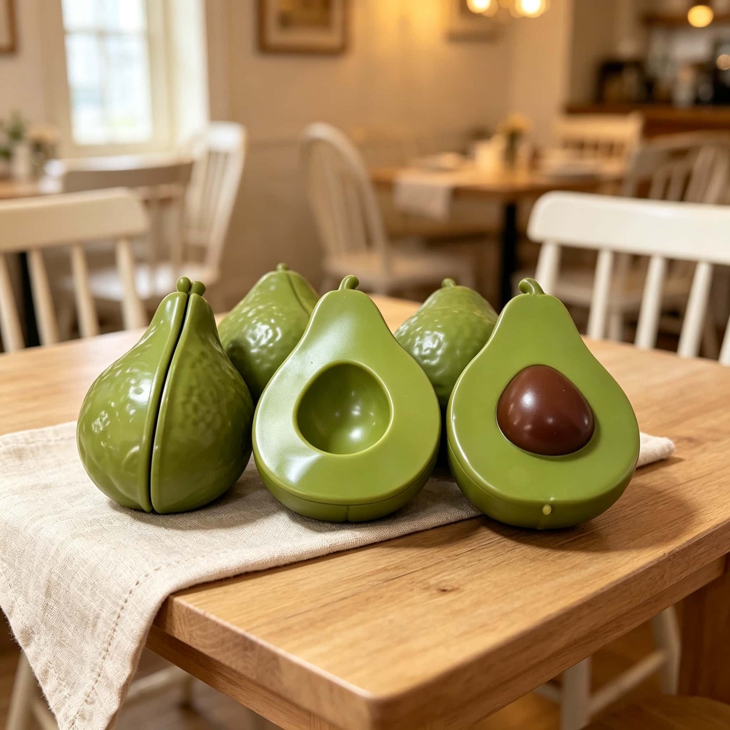 Crunch Avocado Stress Relief Toy, Soft Squishy Fidget Toy for Kids & Adults