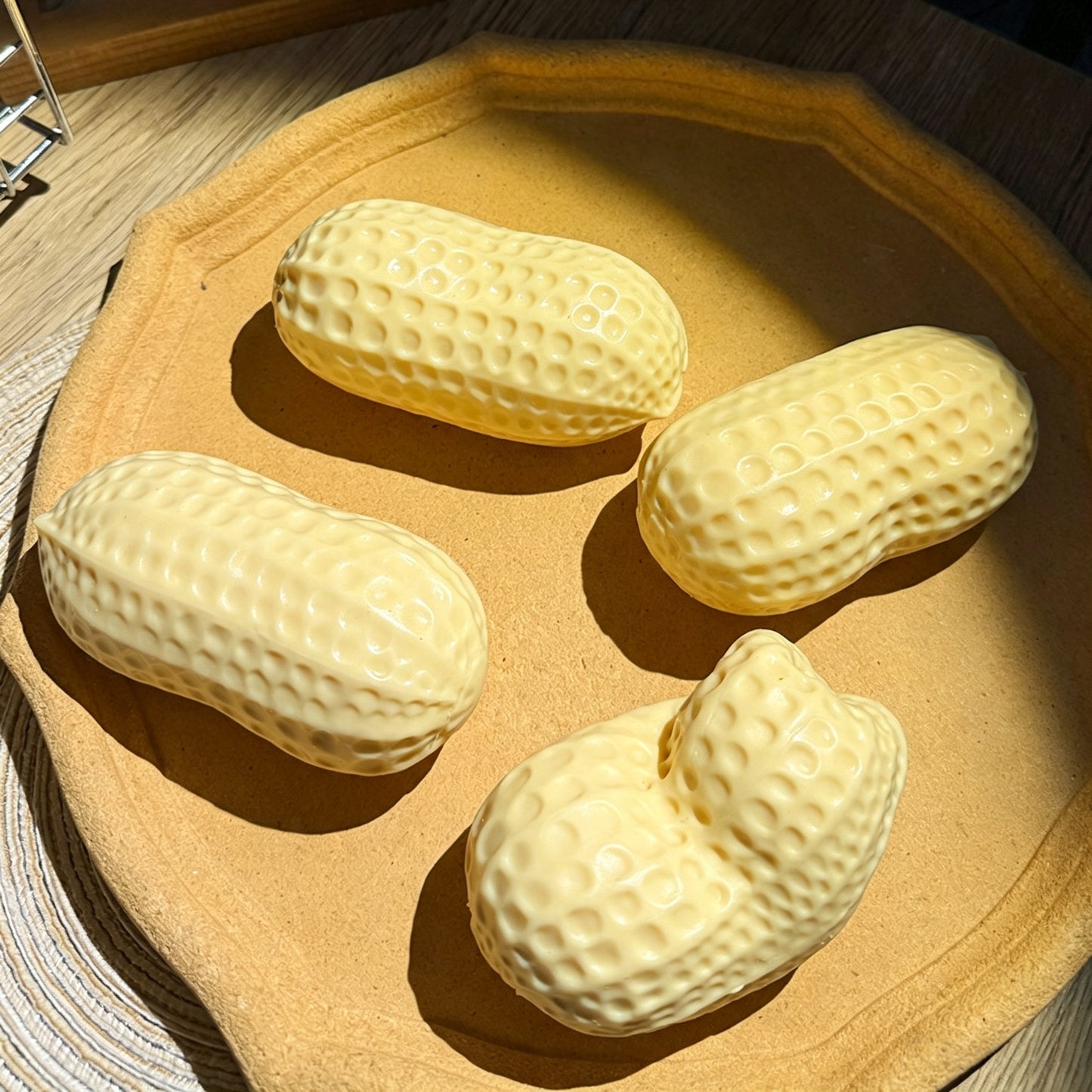 Crunchy Peanut Shaped Squishy Stress Squeeze Toy