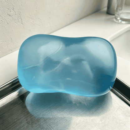 Moldable Transparent Vaseline Soap Squishy, Soft Coconut Oil Squeeze Fidget Toy, Stress Relief Sensory Squishy Toy for Adults Kids