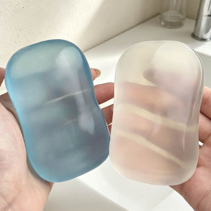 Moldable Transparent Vaseline Soap Squishy, Soft Coconut Oil Squeeze Fidget Toy, Stress Relief Sensory Squishy Toy for Adults Kids