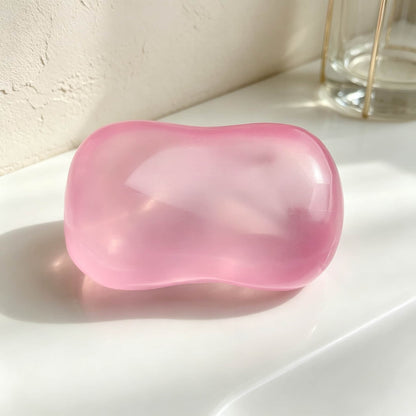 Moldable Transparent Vaseline Soap Squishy, Soft Coconut Oil Squeeze Fidget Toy, Stress Relief Sensory Squishy Toy for Adults Kids