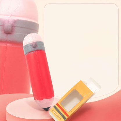 Pencil Squishy Fidget Toy, TPR Flour‑Filled Slow Rebound Squeeze Stress Relief Toy for Kids & Adults