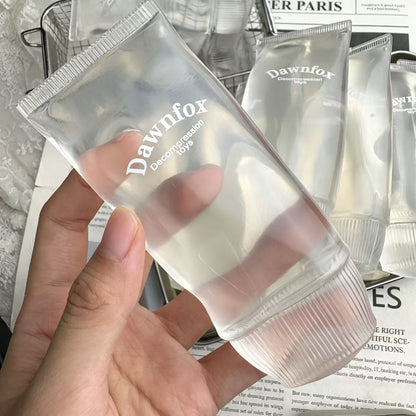 Clear Vaseline Toothpaste Squishy Fidget Toy, Squeeze Decompression Sensory Stress Toy for Kids Adults