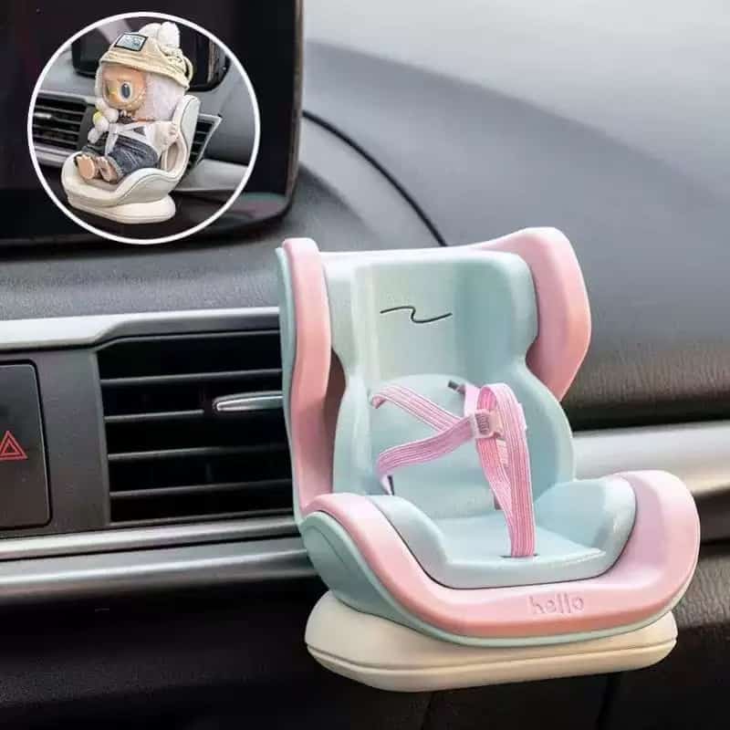 10 PCS Mix & Match Labubu Mini Car Vent Seat | Doll Accessory Wholesale Bulk Pack