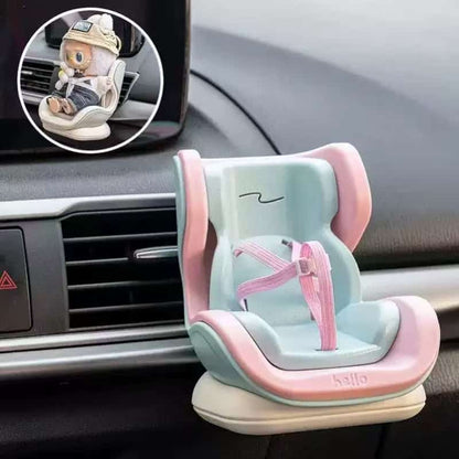 10 PCS Mix & Match Labubu Mini Car Vent Seat | Doll Accessory Wholesale Bulk Pack