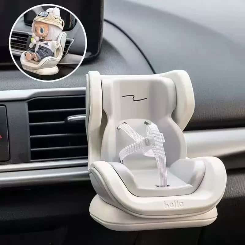 10 PCS Mix & Match Labubu Mini Car Vent Seat | Doll Accessory Wholesale Bulk Pack