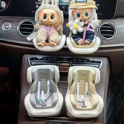 10 PCS Mix & Match Labubu Mini Car Vent Seat | Doll Accessory Wholesale Bulk Pack