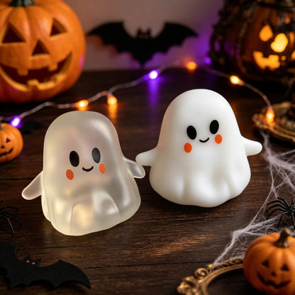 Stretchy Vaseline‑Texture Ghost Squishy, Moldable Stress Relief Fidget Toy for Halloween