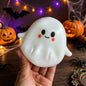 Stretchy Vaseline‑Texture Ghost Squishy, Moldable Stress Relief Fidget Toy for Halloween