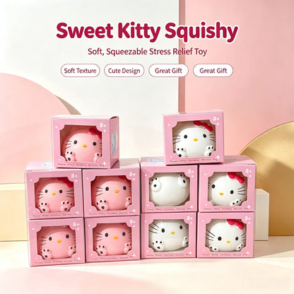 Jumbo Sweet Kitty kawaii Cat Squishy | Large Slow Rising Soft Stress Relief Fidget Toy