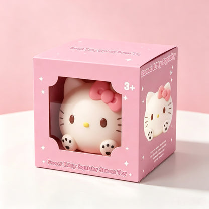 Jumbo Sweet Kitty kawaii Cat Squishy | Large Slow Rising Soft Stress Relief Fidget Toy