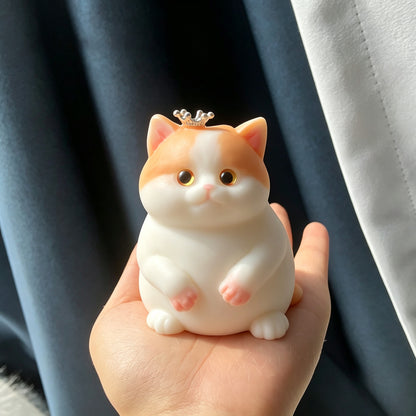 Realistic Fluffy Cat kitty Squishy  Siamese Cat orange cat| Soft Squeeze Stress Relief Fidget Toy