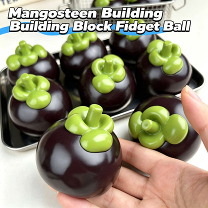 Mangosteen Crunch Crackle Fidget Ball ASMR Sensory Squeeze Stress Relief Toy