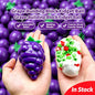 Crunchy Grape Fidget Squeeze Toy, Satisfying Crinkle Sound Sensory Stress Relief Ball for Kids Adults, Portable Anti‑Anxiety Fidget Toy