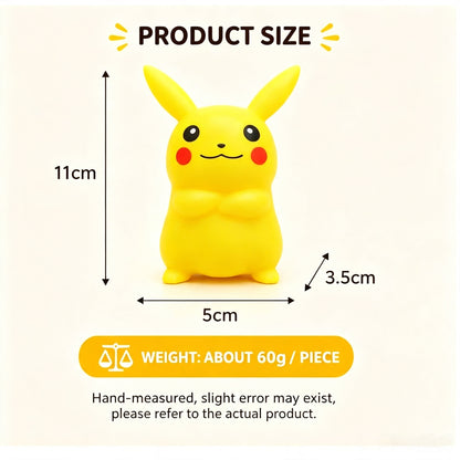 Crunchy Pikachu Building‑Block Squish Ball, Mouldable Slow‑Rebound Stress Squeeze Fidget Toy for Wholes