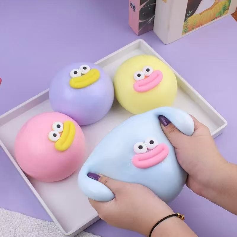 Large Fluid Smushers Squishy Ball, 10cm Big Soft Gooey Mud Feel Fidget Squeeze Stress Toy