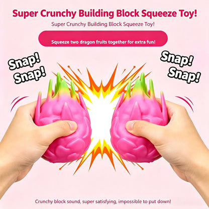 Crunchy Grape Fidget Squeeze Toy, Satisfying Crinkle Sound Sensory Stress Relief Ball for Kids Adults, Portable Anti‑Anxiety Fidget Toy