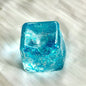 Glitter Ice Cube Maltose Squishy, Clear Soft Slow Rising Stress Relief Fidget Toy