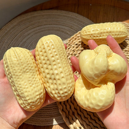Vaseline Peanut Squishy Moldable Stress Relief Fidget Toy Slow Non‑Rebound Sensory Squeeze Toy