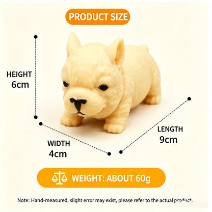 Crunchy Bulldog Building‑Block Squish Ball, Mouldable Slow‑Rebound Stress Squeeze Fidget Toy For Wholesale Bulk Order