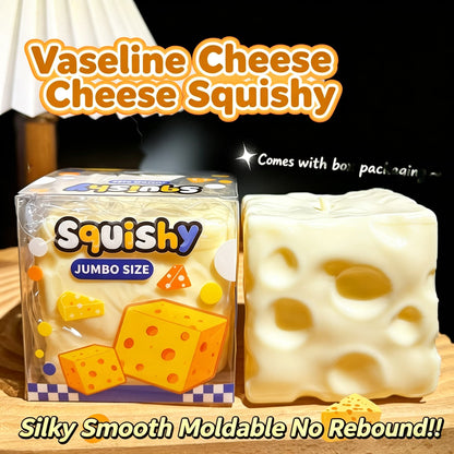 Vaseline Cheese Squishy, Super Soft Non‑Springy Stress Relief Fidget Toy