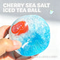 Fruit Smoothie Squishy Ball, Crunchy Snow Squeeze Toy, TPR Non‑Rebound Fidget Stress Ball, 6cm Decompression Squeeze Toy for Kids Adults