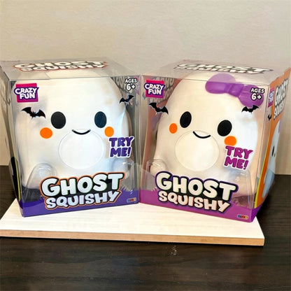 Giant Cute Ghost Squishy Toy, Large Slow‑Rising Soft Squeeze Stress Relief Toy 15cm With Gift Box