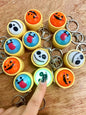 Halloween Mini Pop‑it Keychain Fidget Stress Relief Toy