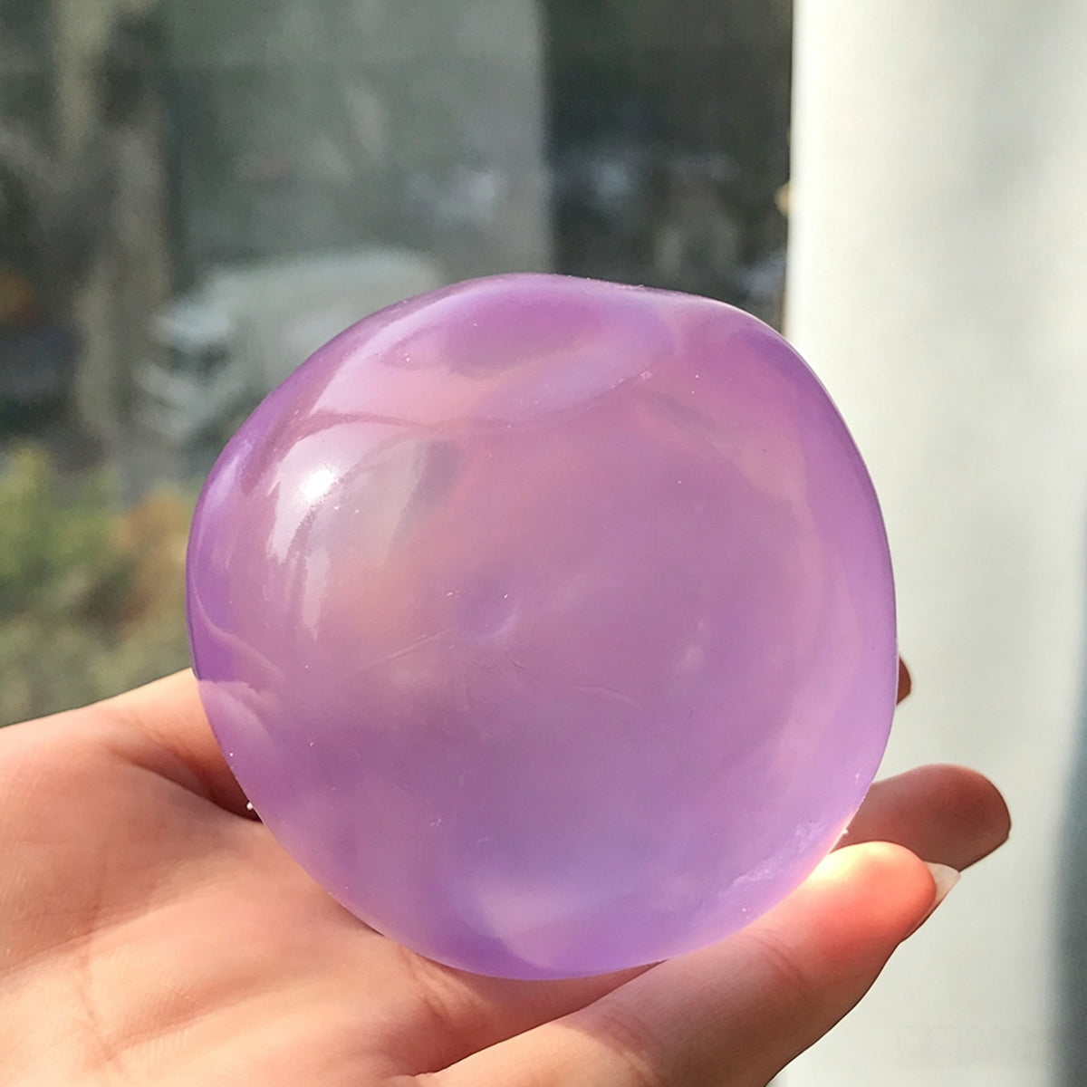 Vaseline Coconut Oil Squishy Ball Moldable Non Rebound TPR Stress Relief Fidget Toy
