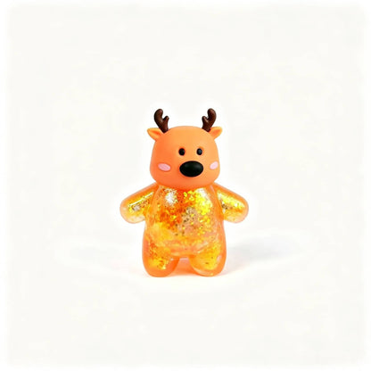 Christmas Maltose Squishy Toy, Slow‑Rising Squeeze Fidget Toy, Holiday Stress Relief Sensory Toy for Kids Adults