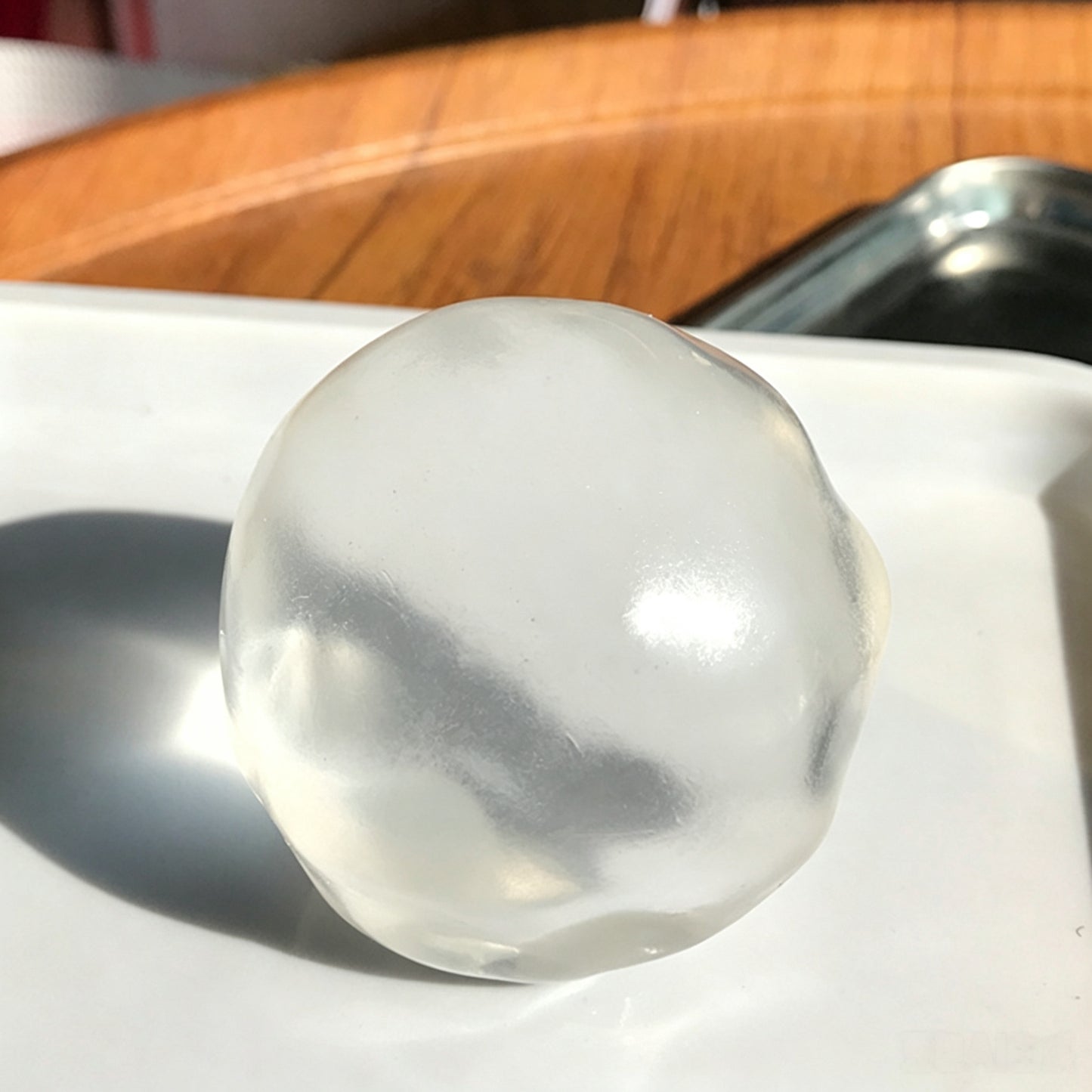 Vaseline Coconut Oil Squishy Ball Moldable Non Rebound TPR Stress Relief Fidget Toy