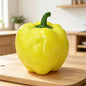 Crunch Bell Pepper Squishy Fidget Toy, Colorful Sweet Pepper Sensory Stress Relief Toy, Red Yellow Green 3‑Colors Available