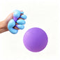 Color‑Changing Flour Stress Ball, 6cm TPR Squishy Dough Fidget Squeeze Toy for Stress Relief