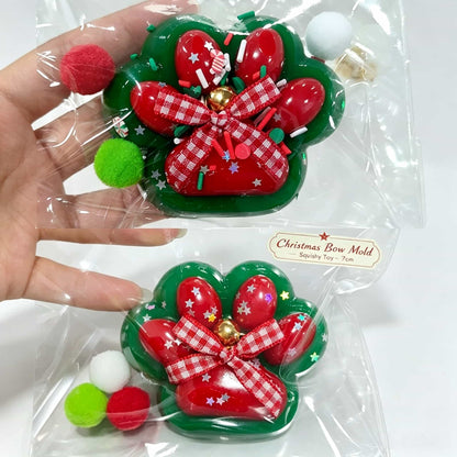 Christmas Oily TPR Squishy Fidget Toy | Buttery Fast‑Rebound Sensory Squeeze Toy Holiday Gift