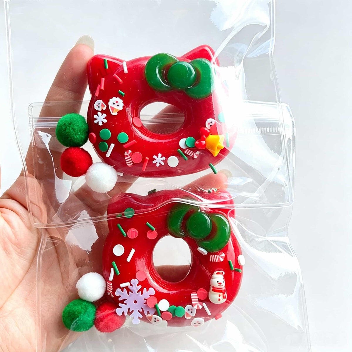 Christmas Oily TPR Squishy Fidget Toy | Buttery Fast‑Rebound Sensory Squeeze Toy Holiday Gift