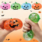 Large Halloween Pumpkin Maltose Squishy, Heavy 230g Slow‑Rise TPR Squeeze Fidget Toy