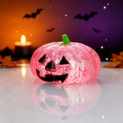 Large Halloween Pumpkin Maltose Squishy, Heavy 230g Slow‑Rise TPR Squeeze Fidget Toy