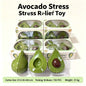Crunch Avocado Stress Relief Toy, Soft Squishy Fidget Toy for Kids & Adults