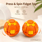 3D Press Rotate Fidget Ball Portable Hand Spinner Sensory Stress Relief Toy for Kids Adults Office Anxiety Relief