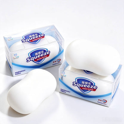 Flour‑Filled Soap‑Shaped Squishy Fidget Toy, Squeeze Stress Relief Toy for Kids and Adults