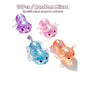 Mini Glitter Axolotl Squishy Toy, Maltose‑Filled TPR Squeeze Fidget Stress Relief Toy for Kids and Adults