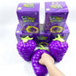 Jumbo Purple Grape Squishy Fidget Toy, Scented Flour Filled TPR Soft Squeeze Sensory Stress Relief Novelty Fruit Toy For Kids Adults Prank Gift