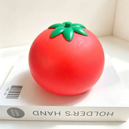 Jumbo Tomato Squishy Toy, TPR Flour Filled Squeeze Stress Relief Fidget Toy, Soft Stretch Squish Ball for Kids Adults
