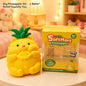 Soft TPR Flour Filled Pineapple Bear Squishy Toy, Scented Stress Relief Squeeze Fidget Toy for Kids Adults