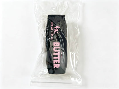 Crunch Butter Squishy Toy, NEW Black Color! 4OZ Simulation Butter Bar Crunchy Squeeze Fidget Sensory Toy, Black / Pink / Mint Blue