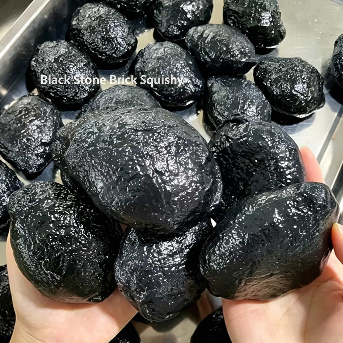 Stone Brick Squishy Ball | Crunch Sound Moldable Fidget Stress Toy