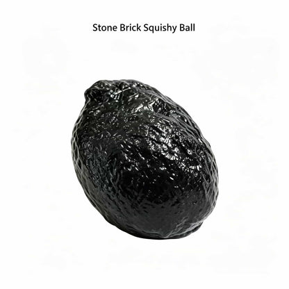 Stone Brick Squishy Ball | Crunch Sound Moldable Fidget Stress Toy